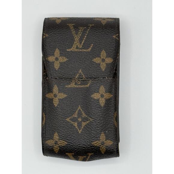 Vintage Louis Vuitton LV Monogram Cigarette Tobacco Case Holder - Picture 1 of 7